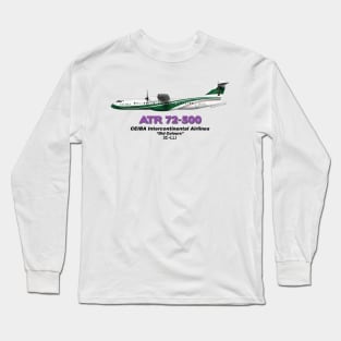 Avions de Transport Régional 72-500 - CEIBA Intercontinental Airlines "Old Colours" Long Sleeve T-Shirt